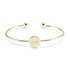 925 Sterling Silver Personalized Engraved Monogram Circle Cuff - onlyone
