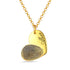 925 Sterling Silver Personalized Engraved Fingerprint Thumbprint Heart Name Necklace Nameplate Necklace - onlyone