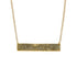 925 Sterling Silver Personalized Fingerprint Thumbprint Engraved Bar Name Necklace Nameplate Necklace - onlyone