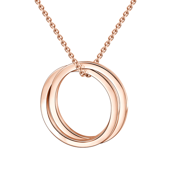 925 Sterling Silver Engraved Double Loop Name Necklace Nameplate Necklace - onlyone