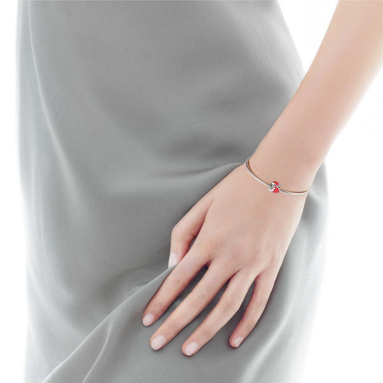 925 Strawberry Sterling Silver Charm For Bracelet and Necklace - onlyone