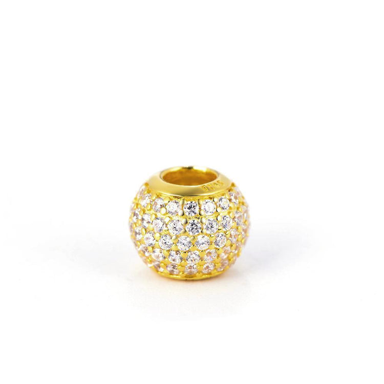 925 Sterling Silver Colorful Cubic Zirconia Charm For Bracelet and Necklace