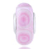 Pink Flowers Glass Charm for Bracelet and Necklace in 925 Sterling Silver - onlyone