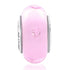 925 Sterling Silver Build-in Diamond Hearts Pink Glass Charm for Bracelet and Necklace - onlyone