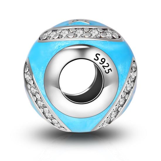 925 Sterling Silver Moon and Stars Joker Face Charm for Bracelet and Necklace - onlyone
