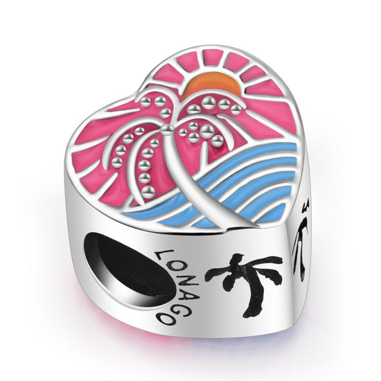 925 Sterling Silver Hawaii Vacation Sterling Silver Charms for Bracelet and Necklace - onlyone