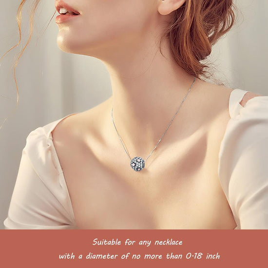 Sterling Silver  Starry Sky Charm Fit for Bracelet and Necklace - onlyone