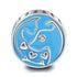 925 Sterling Silver Puppy Dogs Blue Charm for Bracelet and Necklace - onlyone