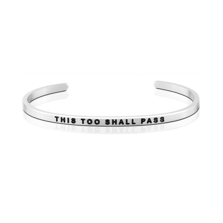 925 Sterling Silver Personalized Peace Series Engraved Cuff 6â€?7.5â€?- onlyone