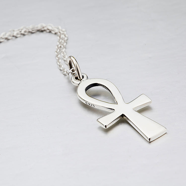 925 Sterling Silver Religious ANKH Cross Egyptian Peace Faith  Necklace - onlyone