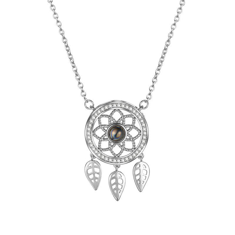 925 Sterling Silver I Love You in 100 Languages Dreamcatcher Style Romantic Love Memory Gift for Her - onlyone