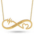 925 Sterling Silver Infinity Name Necklace Nameplate Necklace - onlyone