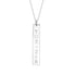14K Gold Personalized Vertical Nameplate Necklace Adjustable 16" - 20" - onlyone