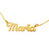 925 Sterling Silver Custom Maria Name Necklace Nameplate Necklace - onlyone