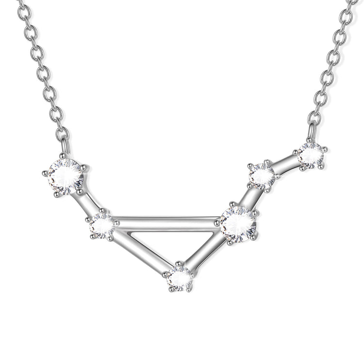 925 Sterling Silver Zodiac Jewelry Celestial Constellation Necklace - onlyone