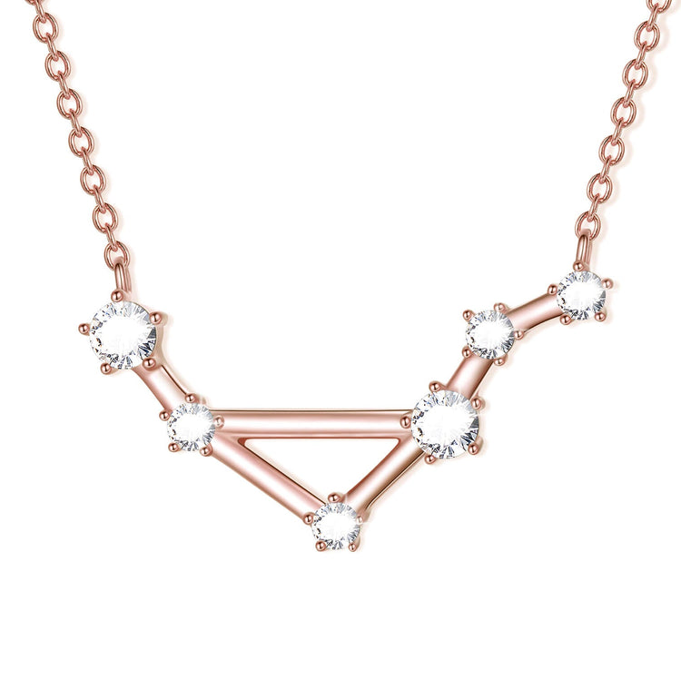 925 Sterling Silver Zodiac Jewelry Celestial Constellation Necklace - onlyone