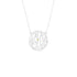 925 Sterling Silver Initial Monogram Necklace - onlyone