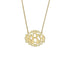 925 Sterling Silver Initial Monogram Necklace - onlyone