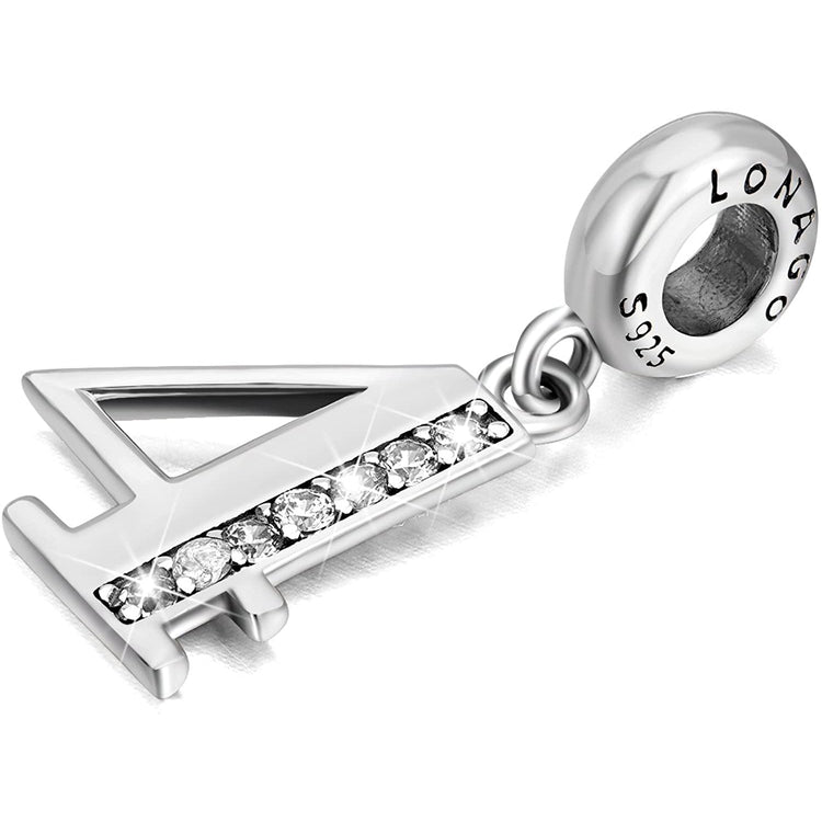 925 Sterling Silver Lucky Number 1-9 Charms Fit for Bracelet and Necklace