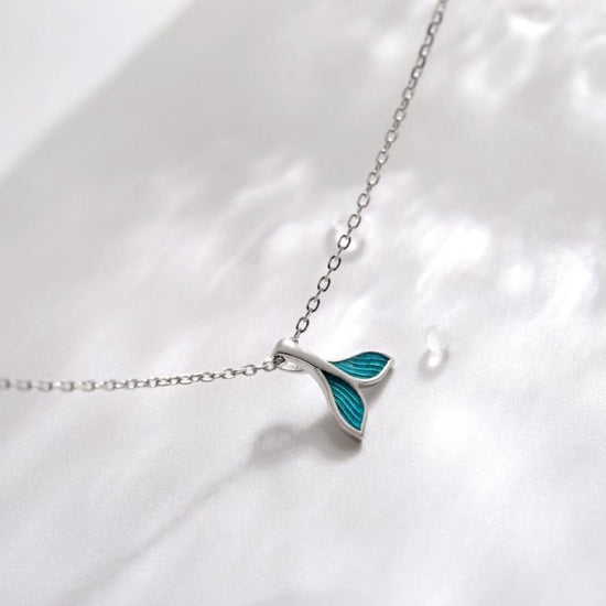 925 Sterling Silver Fishtail Anklet - onlyone