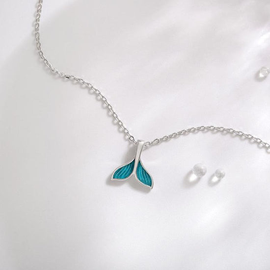 925 Sterling Silver Fishtail Anklet - onlyone