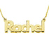 925 Sterling Silver Custom Rachel Name Necklace Nameplate Necklace - onlyone