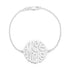 925 Sterling Silver Personalized Monogram Bracelet - onlyone