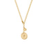 925 Sterling Silver Coin Engraved Name Necklace Nameplate Necklace - onlyone