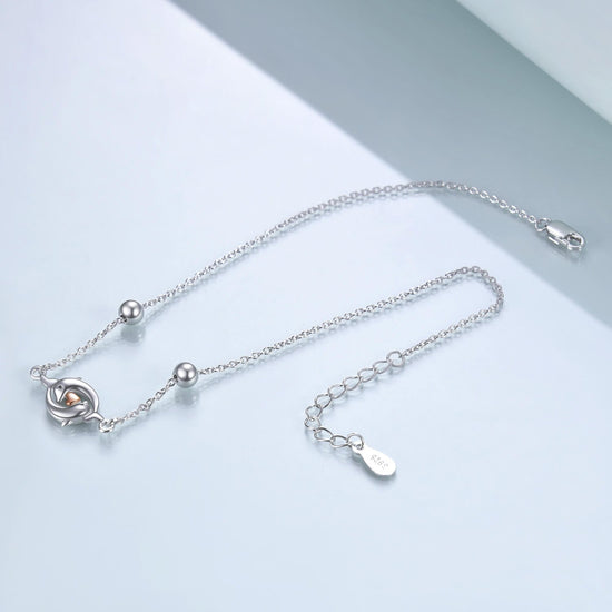 925 Sterling Silver Double Dolphin Anklets Bracelet for Women - onlyone