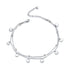 925 Sterling Silver Double Chains Anklet - onlyone