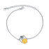 925 Sterling Silver Bee Sunflower Bracelet - onlyone