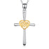 925 Sterling Silver Cross Necklace For Women Celtic Knot Cross Infinity Heart Love Pendant - onlyone