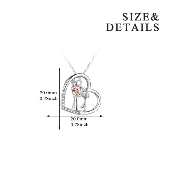 925 Sterling Silver Keepsake Dog Pendant Necklace Dog Lover Memorial Gifts for Women - onlyone