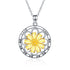 925 Sterling Silver Daisy Necklace - onlyone