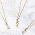 925 Sterling Silver Initial Letter Necklace - onlyone