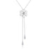 925 Sterling Silver Snowflake Pendant Necklace Christmas Gift - onlyone