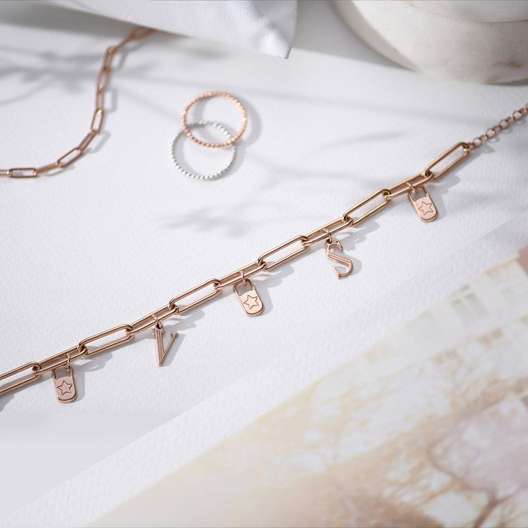 925 Sterling Silver Clip Link Bracelet