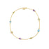 925 sterling silver shining topaz amethyst gemstone necklace handmade women's jewelry gift - onlyone