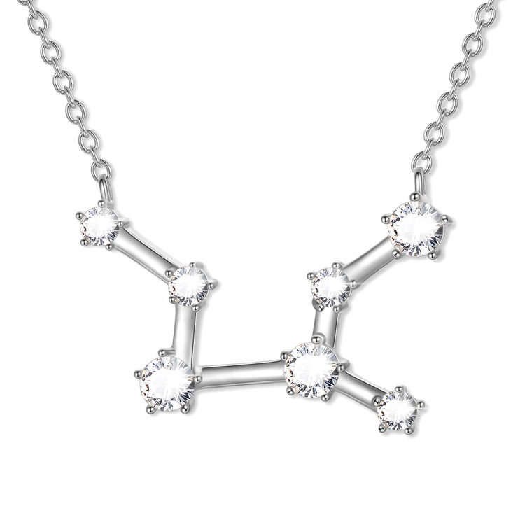 925 Sterling Silver Zodiac Jewelry Celestial Constellation Necklace - onlyone