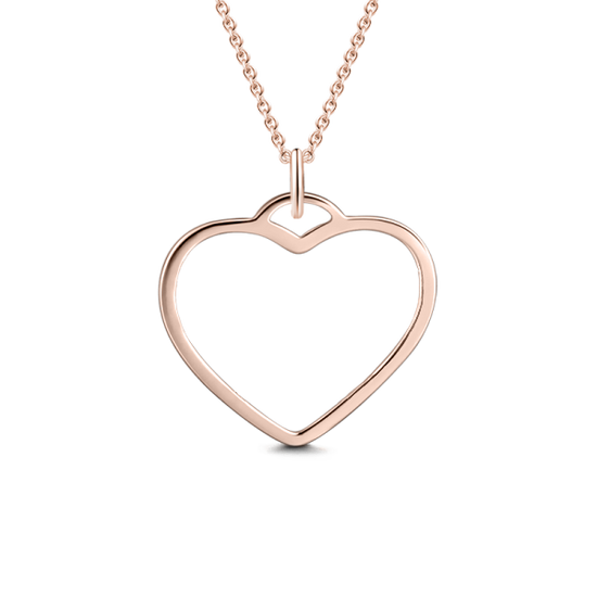 925 Sterling Silver Heart Name Necklace Nameplate Necklace - onlyone