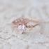 Crown Heart-shaped Birthstone Ring 925 Sterling Silver Engagement Ring. - onlyone