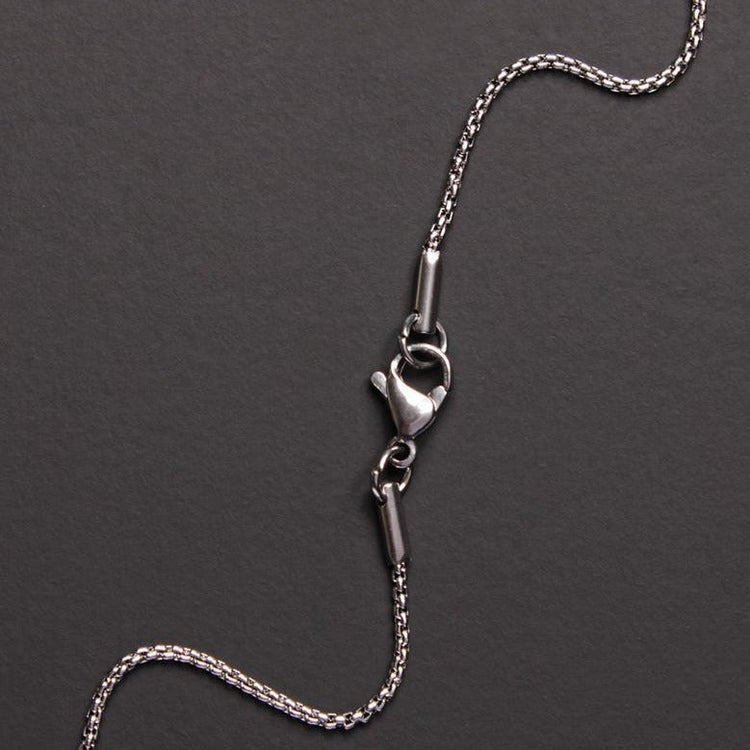 Stainless Steel Men's Silver Cross Pendant Necklace Father's Day Gift - onlyone