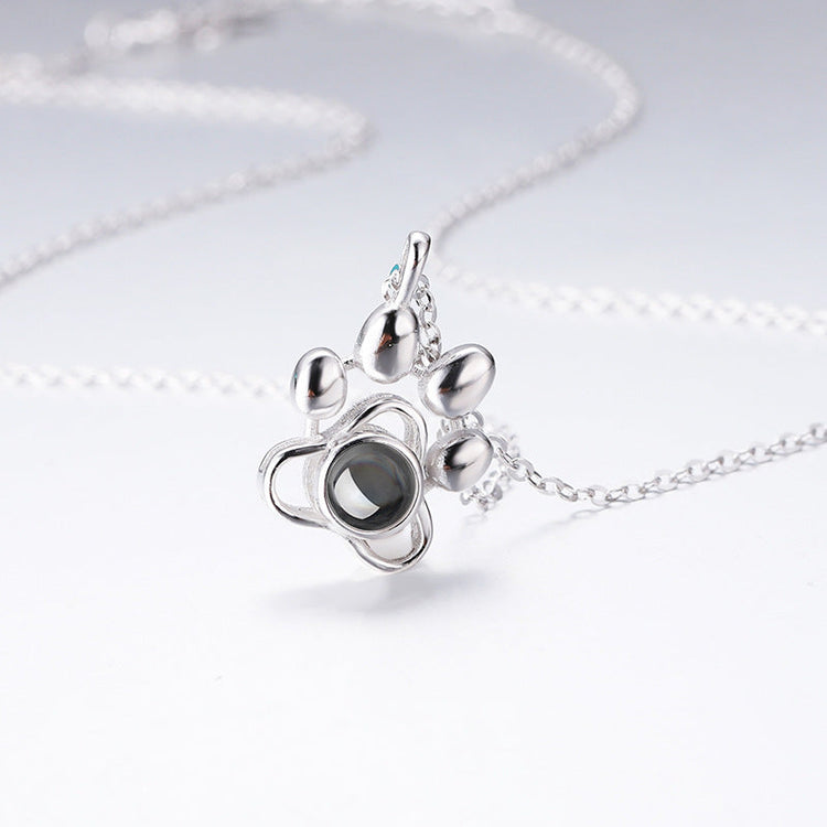 Pet Paw Love Project Necklace